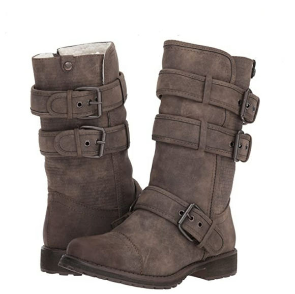 Roxy | Shoes | Roxy Martinez Buckle Fur 